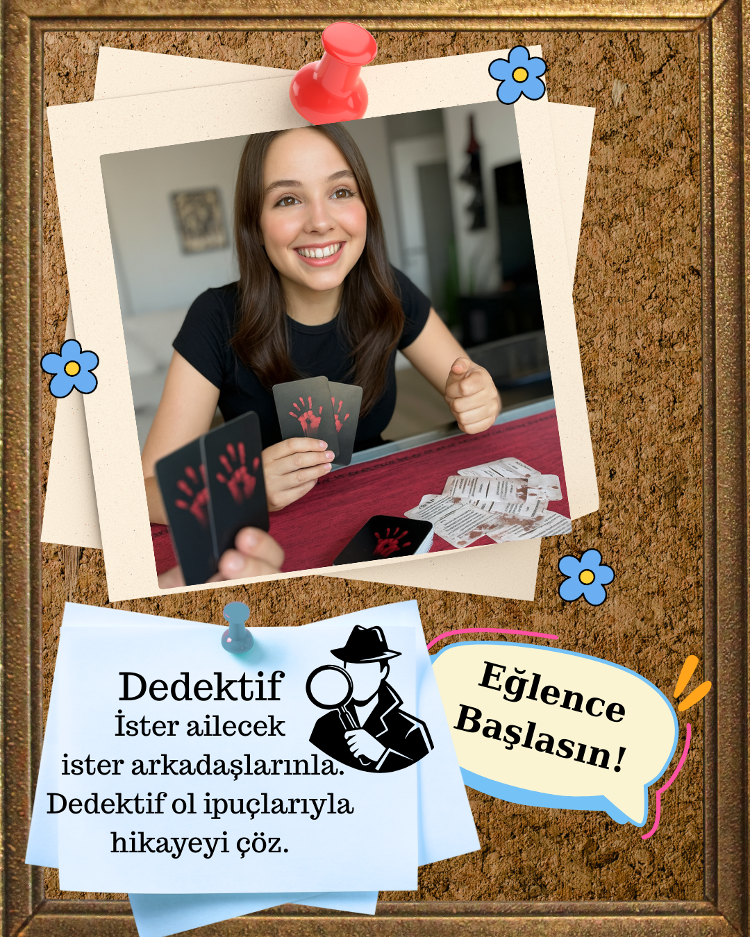 "DEDEKTİF" KART OYUNU